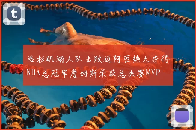 洛杉矶湖人队击败迈阿密热火夺得NBA总冠军詹姆斯荣获总决赛MVP