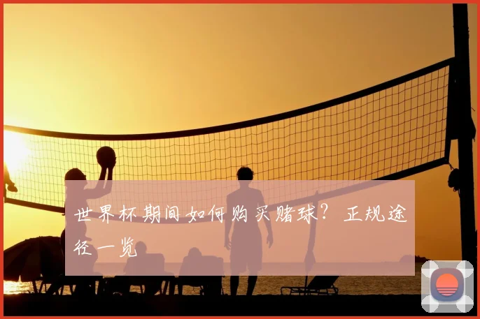 世界杯期间如何购买赌球？正规途径一览