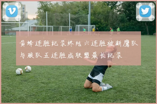 黄蜂连胜纪录终结六连胜被断鹰队与狼队五连胜成联盟最长纪录